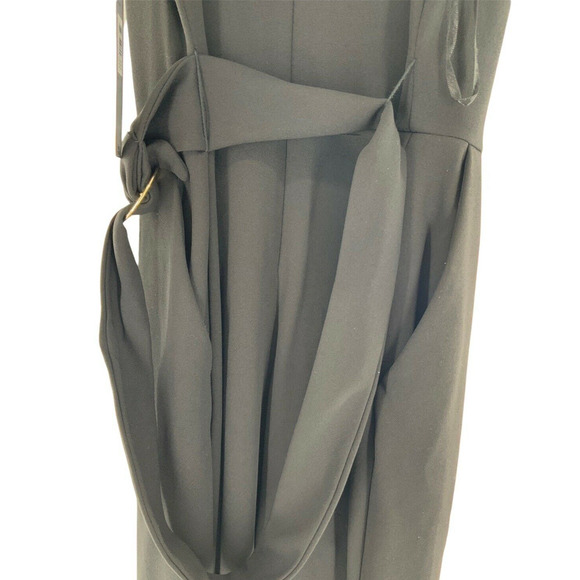 Tahari ASL Jumpsuit Women's Size 10 Sleeveless Surplice Belted Back Zipper NEW - Picture 11 of 12